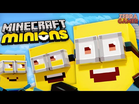 Minecraft Minions DLC!! - The Rise of Gru! - Zebra's Minecraft Fun