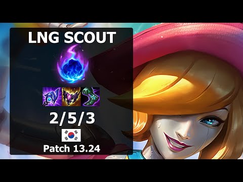 LNG Scout Orianna MID vs Akali| Patch 13.24 KR Challenger