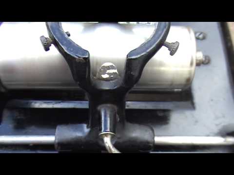 Edison Amberola 30 Phonograph Motor & Top Works Running