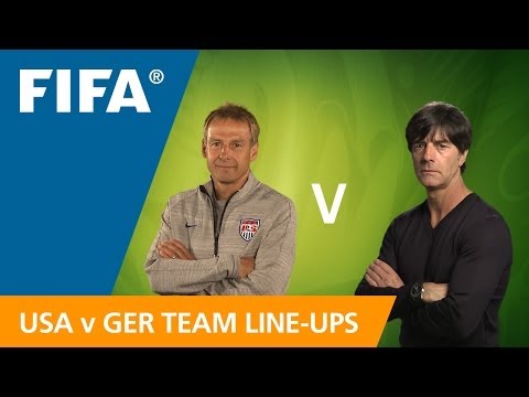USA v. Germany - Team Lineups EXCLUSIVE
