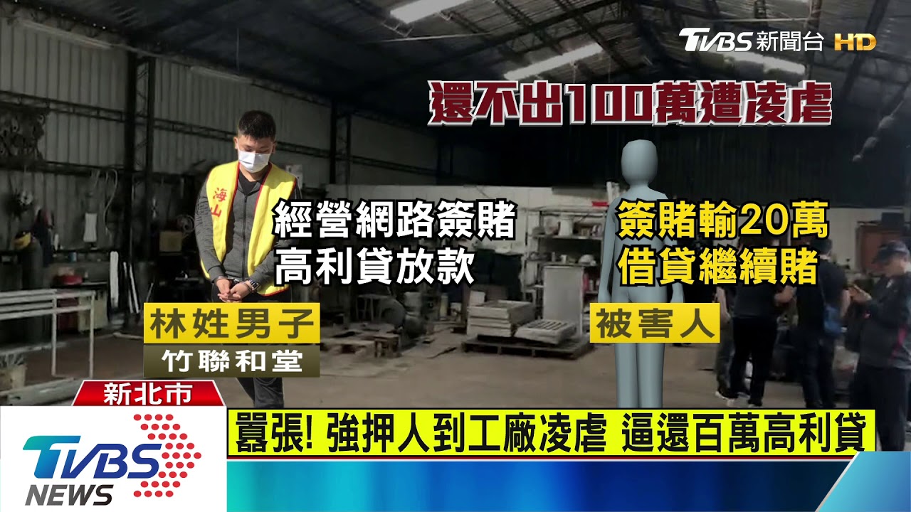 誘簽賭借高利貸! 押人「挑斷腳筋」警逮黑幫