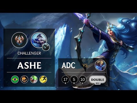 Ashe ADC vs Ezreal - BR Challenger Patch 9.23