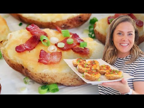 Cheesy Twice Baked Potatoes - The Carefree Kitchen