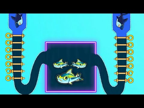 New save the fish game / New updated save  fish pull the pin mobile game / level 11086 - 11102