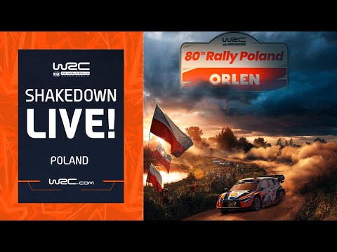 🔴 Shakedown LIVE | WRC ORLEN 80th Rally Poland 2024