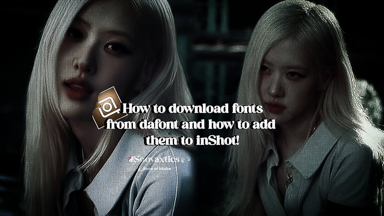 HOW TO DOWNLOAD FONTS FROM DAFONT✨