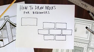 How To Draw Bricks For Beginners