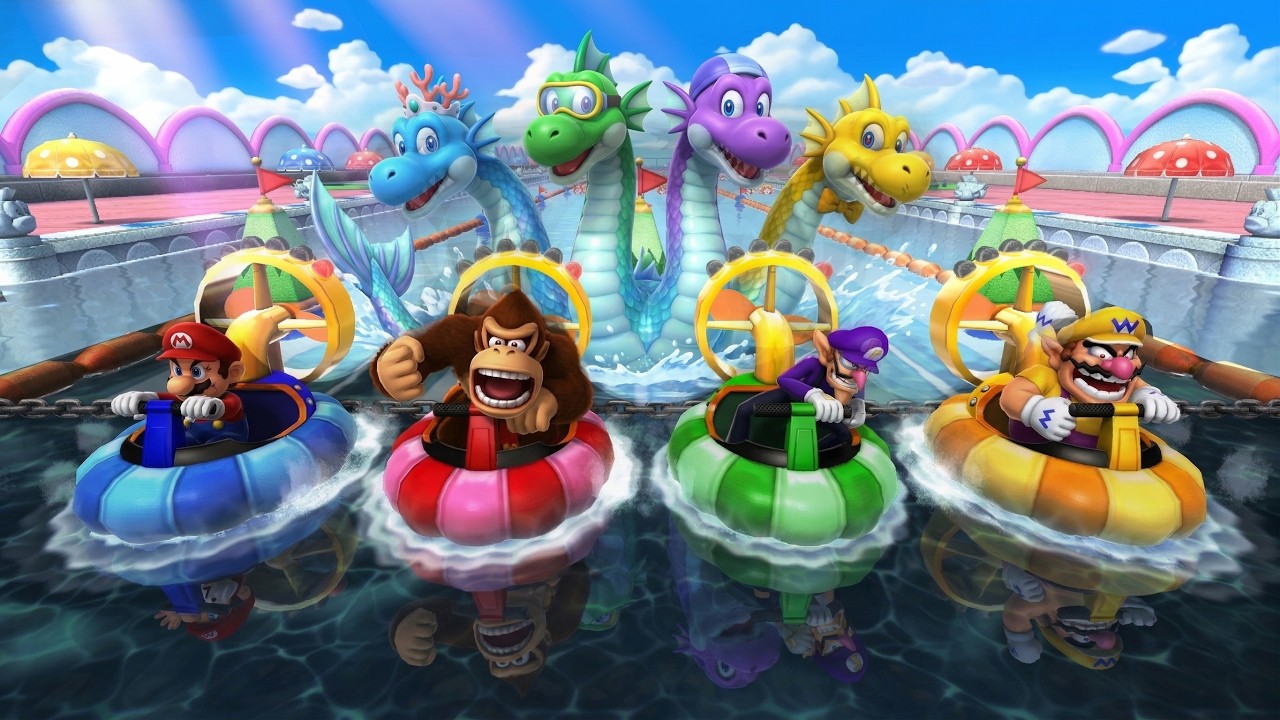 【マリオパーティ10】ミニゲーム ファニー  * ママリオ vs ドンキーコング vs ワリオ vs ワルイージ (最強CPU｢たつじん」) #mario #marioparty10