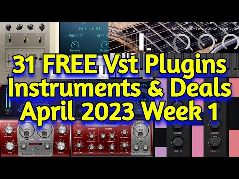 31 Best New FREE VST Plugins, Vst Instruments, Sample Packs & Easter Vst Deals - April 2023 Week 1