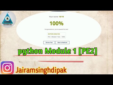 Pe2 Python Module 1 Essentials 2 Cisco Python Assignment Module 1 Essentials 2 Cisco Solution Pe