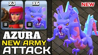 After Update New Th13 Attack!! Th13 Azure Dragon Attack Strategy in Clash of Clans | Th13 vs Th14