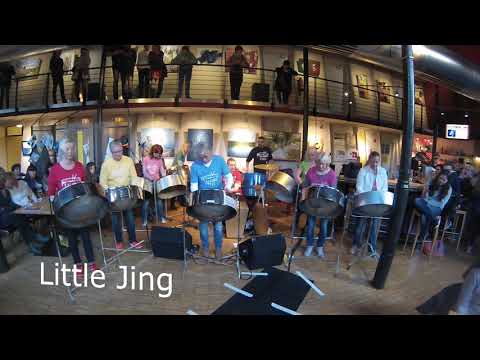 Talking Steel plays Oye Como Va, Little Jing