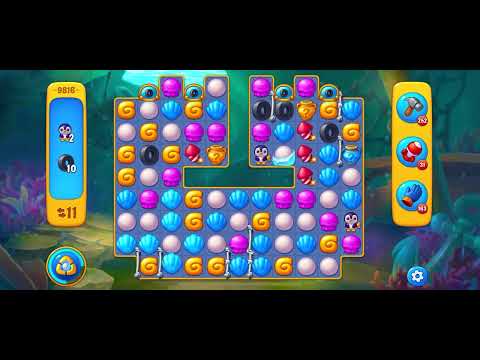 Fishdom level 9816 no boosters フィッシュダム ノーマル