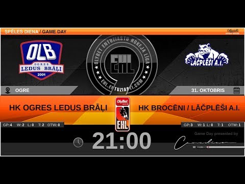 2019 10 31 Ogres Ledus Brāļi - Brocēni/Lāčplēši