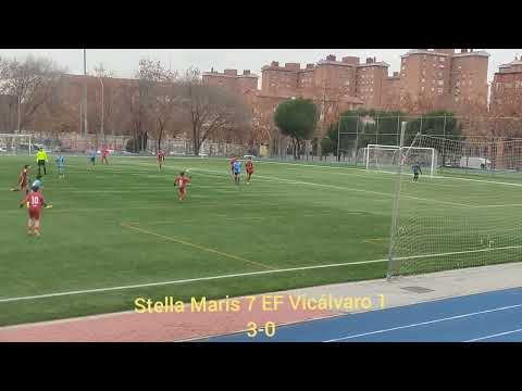 Resumen Infantil B 25/26 Jornada 12: Stella Maris 7 EF Vicálvaro B 1 (20/12/2025)