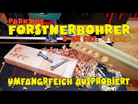 Ausprobiert: Lidl - PARKSIDE® Forstnerbohrer Set PHB 3 A2