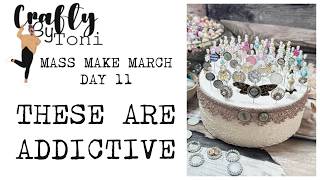 I Couldn’t Stop Making These! Vintage Hat Pins…… Mass Make March Day 11