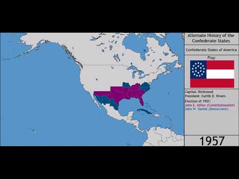 Alternative History of the Confederate States of America (1861-2018) /made by Coltania Mapping