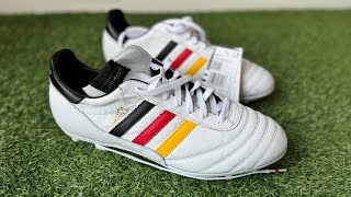 Adidas Copa Mundial FG Iconic Boots Review (German Colours) | Unboxing & On Feet ASMR (4K)