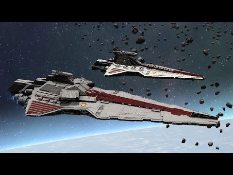 1 Valiant & 2 Servator vs 3 ISD II - Star Wars: Empire At War Remake NPC Battle