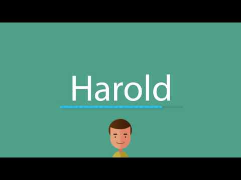 How to say Harold