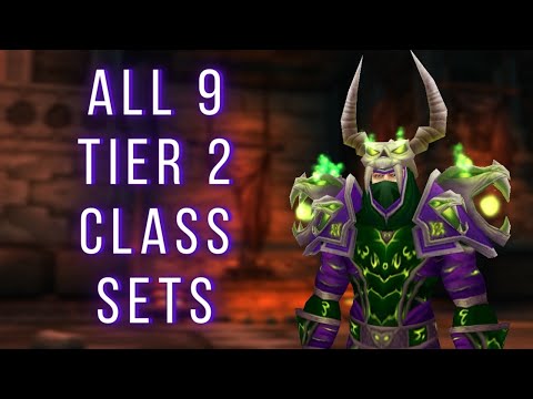 All 9 Tier 2 Class sets - Transmog