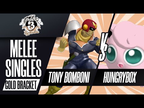 Tony Bomboni (Captain Falcon) vs Hungrybox (Jigglypuff) - Melee Singles Gold Bracket Winners Round 2