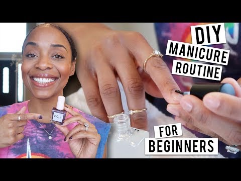 MY DIY MANICURE ROUTINE SAVES ME SO MUCH MONEY! 💅🏾