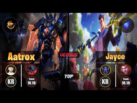 Nuguri AATROX (Top) [Conqueror] VS JAYCE - Diamond KR Patch 10.10