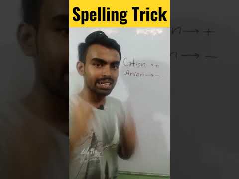 Cation and Anion Trick | Positive or Negative🤔 Confusion dur | Science Easy Logic #sciencefacts #s2s
