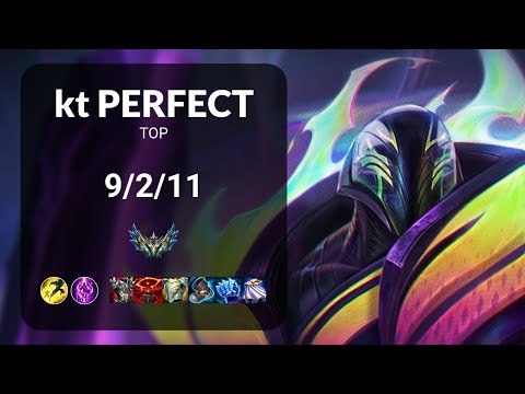 kt PerfecT K'Sante vs Jax TOP - KR CHALLENGER Patch 13.13
