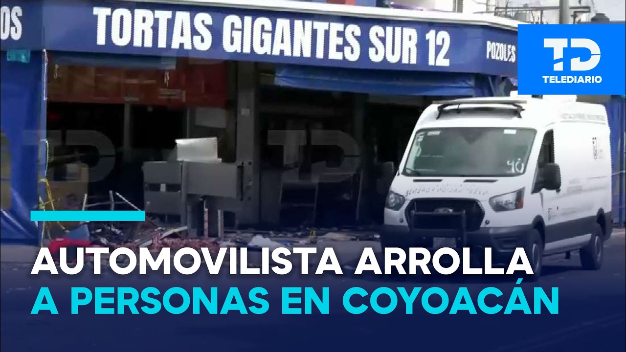 Automovilista se estrella contra local de tortas y deja una mujer muerta en Coyoacán