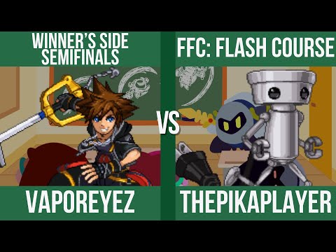 VaporeyeZ (Sora) vs. ThePikaPlayer (Chibi, Krystal) - Winner's Semifinals - FFC: Flash Course