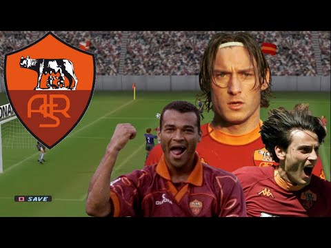 ISS Pro Evolution 2 - Master League Roma (Legends) vs Manchester United