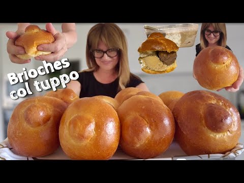 BRIOCHES COL TUPPO le brioche del Gelato SOFFICISSIME e PROFUMATE