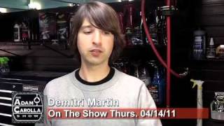 Demitri Martin on The Adam Carolla Show 04/14/11