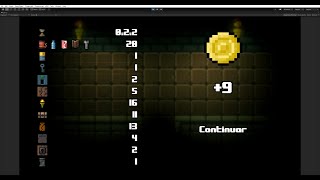 Stats and rewards screen