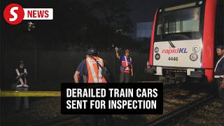 Download lagu Four derailed train cars in depot for inspection mp3 Download lagu Four derailed train cars in depot for inspection mp3