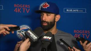 Bautista frustrated after 'freak accident' puts him on DL