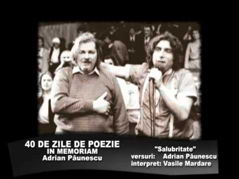 In memoriam Adrian Paunescu Salubritate 07-08 dec 2010