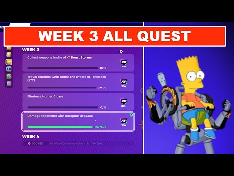 Complete Week 3 Quests | How to Eeasily Complete Week 3 Quests Fortnite