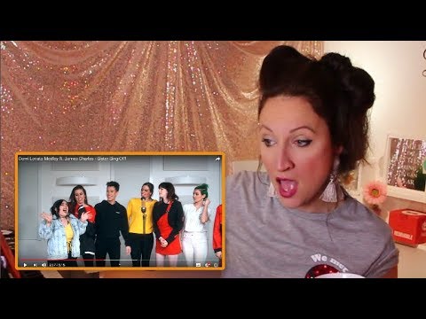 Vocal Coach REACTS to CIMORELLI and JAMES CHARLES- DEMI LOVATO MEDLEY