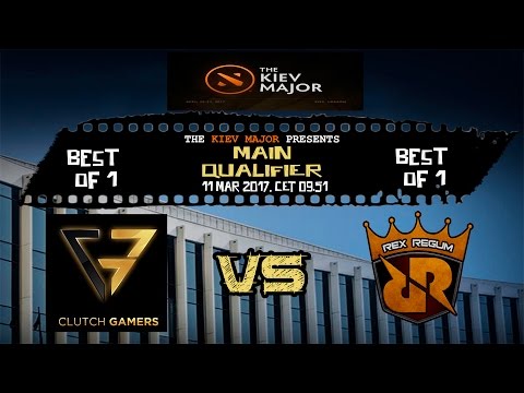 Clutch Gamers vs Rex Regum QEON The Kiev Major 2017