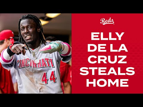 ELLY DE LA CRUZ STEALS SECOND, THIRD, AND HOME