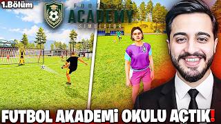 FUTBOL AKADEMİ OKULU AÇTIK! GENÇ YILDIZ YETİŞTİRİYORUZ! Football Academy Simülat