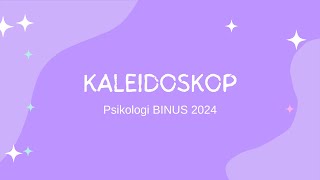 Kaleidoskop Psikologi BINUS 2024