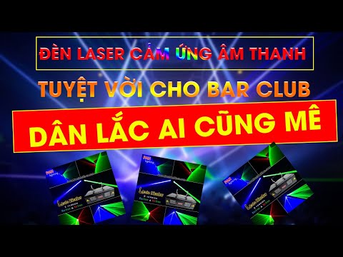 Đèn tia laser Bicolor đa phong cách cuốn hút người xem