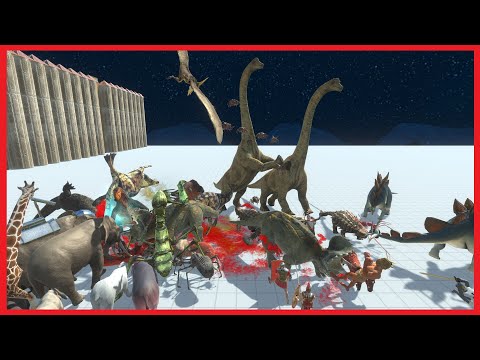 REPTILES,GIANT INVERTEBRATES,MODERN MAMMALS,ANCIENT HUMANS VS 2x FACTIONS - ARBS