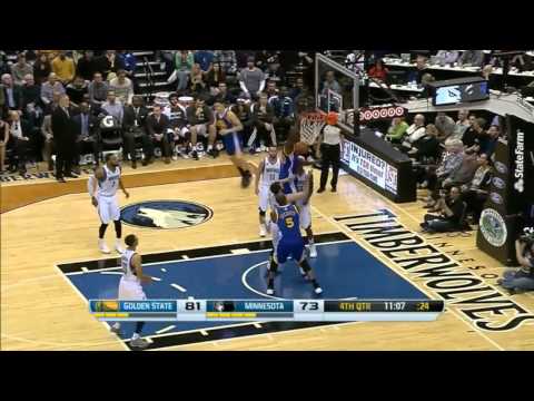 Klay Thompson 30 pts vs Timberwolves [NBA 13/14]