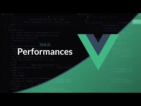 Pourquoi Vue js est de base plus performant que React